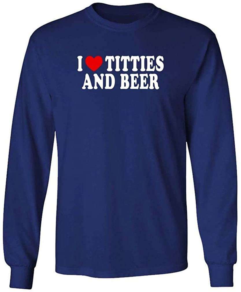 I Heart Titties And Beer - Love T-Shirt
