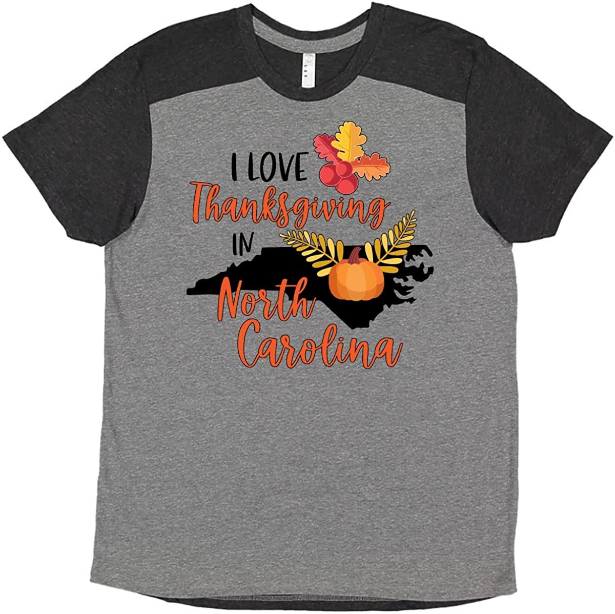 I Love Thanksgiving In North Carolina T-Shirt