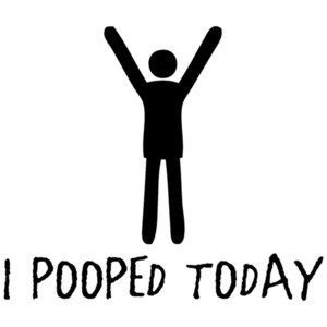 I pooped today - funny poop