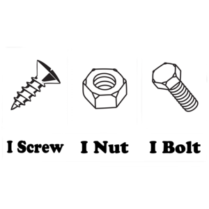 I Screw I Nut I Bolt