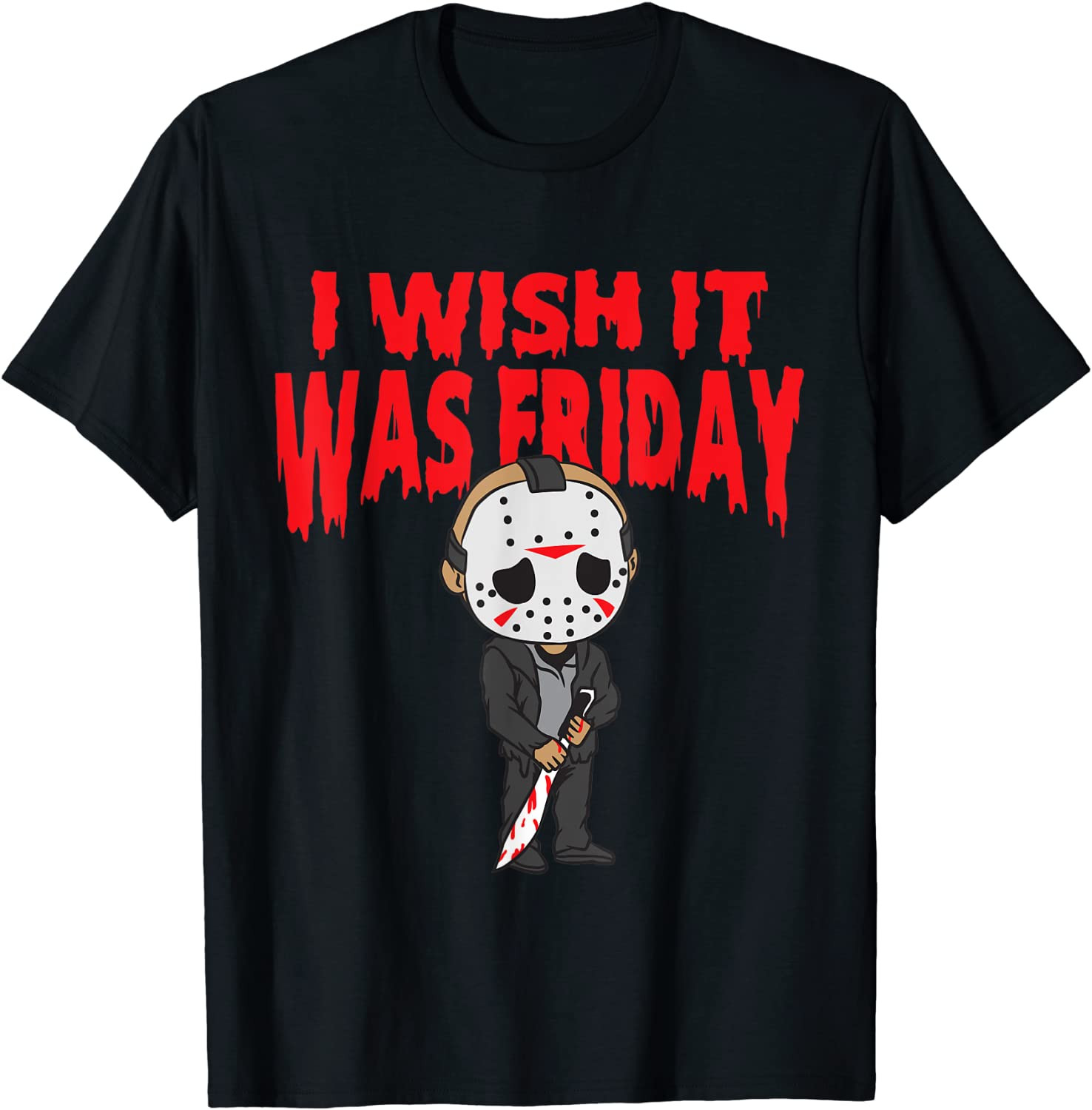 I Wish It Was Friday Halloween T-Shirt