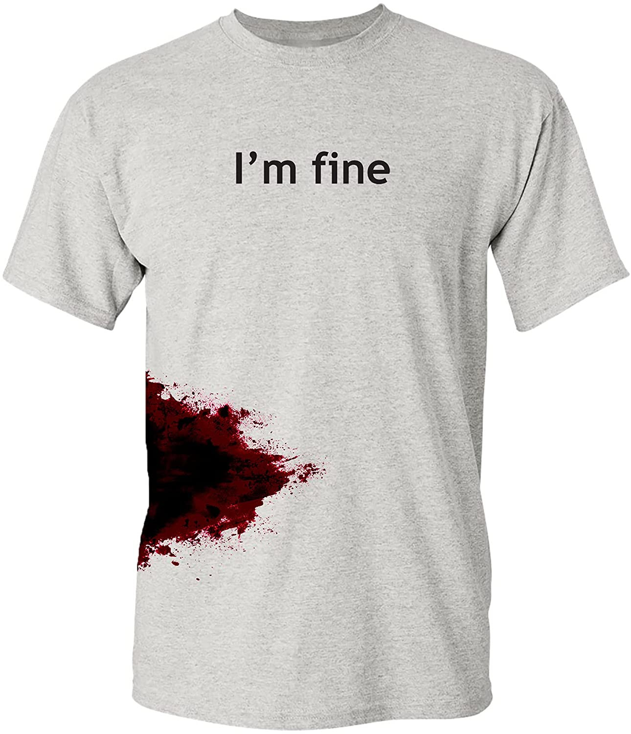 I'm Fine Novelty Sarcastic Movie Halloween Humor Zombie Funny T-Shirt