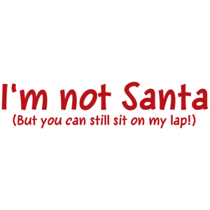 I'm Not Santa But You Can Still Sit On My Lap 