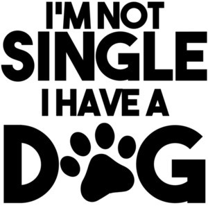 I'm not single I have a dog - dog