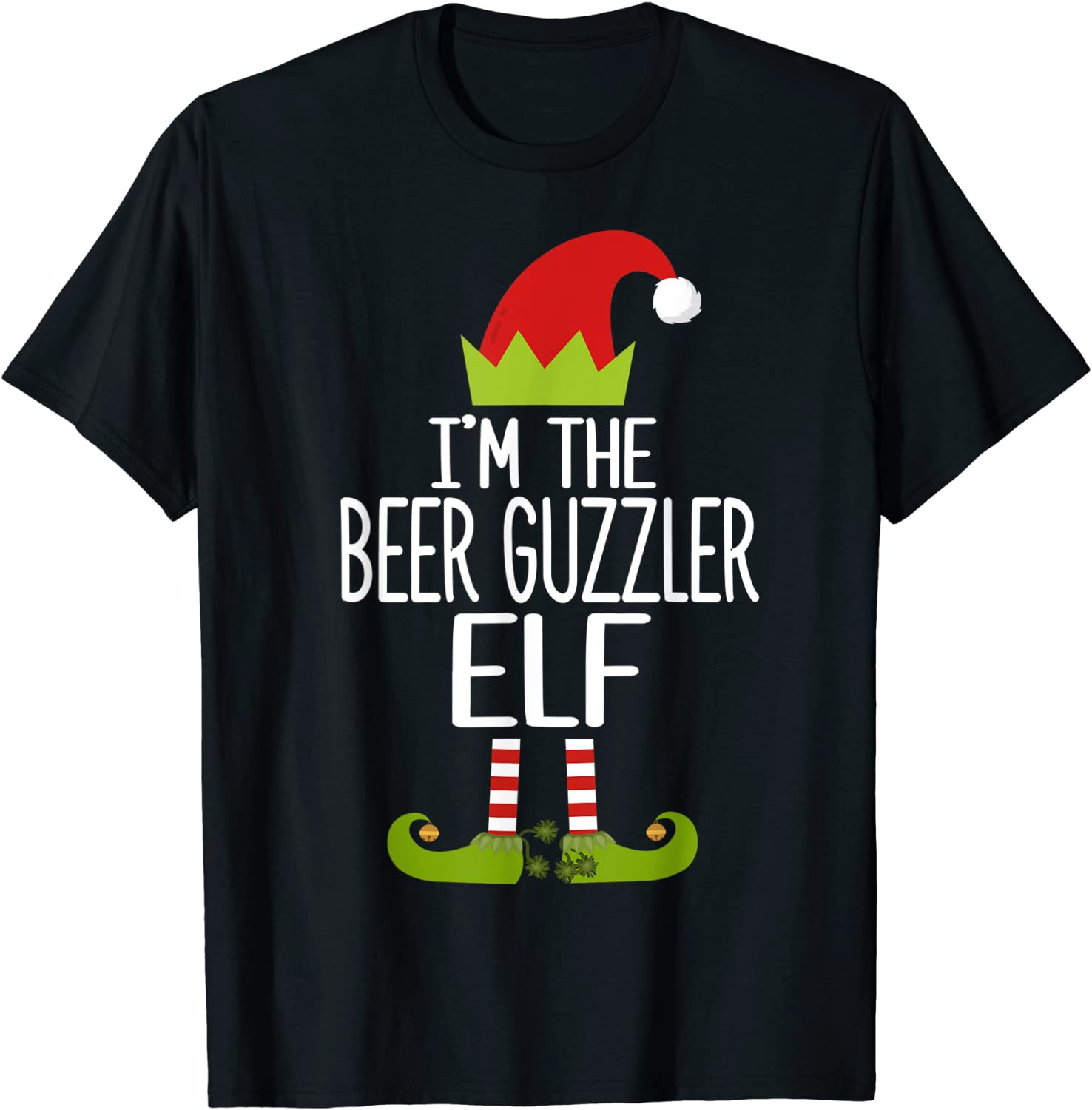 I'm The Beer Guzzler Elf  T-Shirt