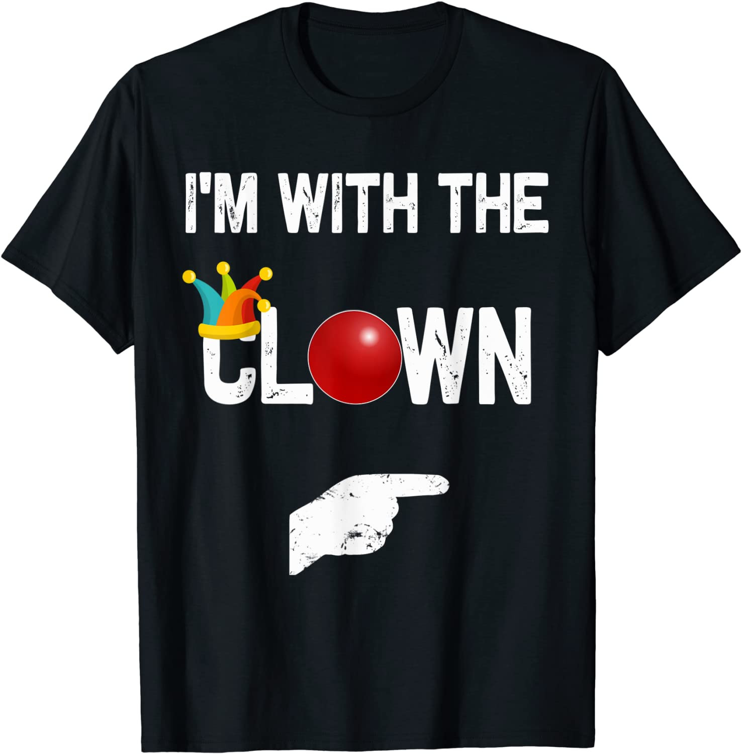 I'm With The Clown Halloween Costumes T-Shirt