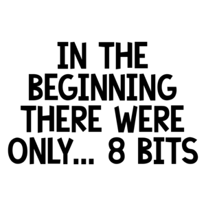 IN THE BEGINNING THERE WERE ONLY... 8 BITS