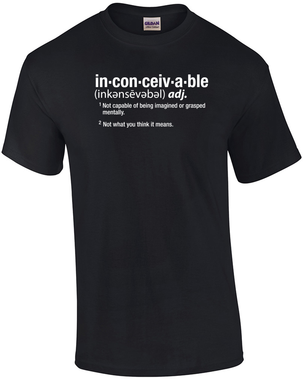 Classic Princess Bride Movie Inconceivable Quote T-Shirt