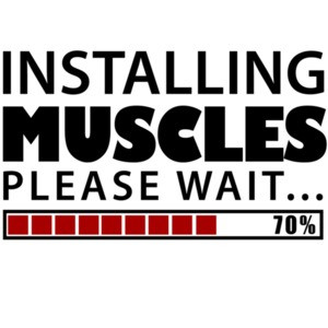 Installing Muscles. Please Wait. Funny Work Out