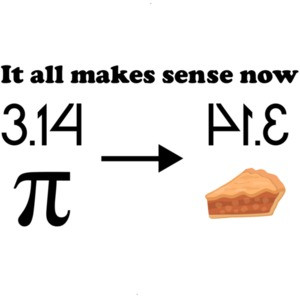 It all makes sense now pi