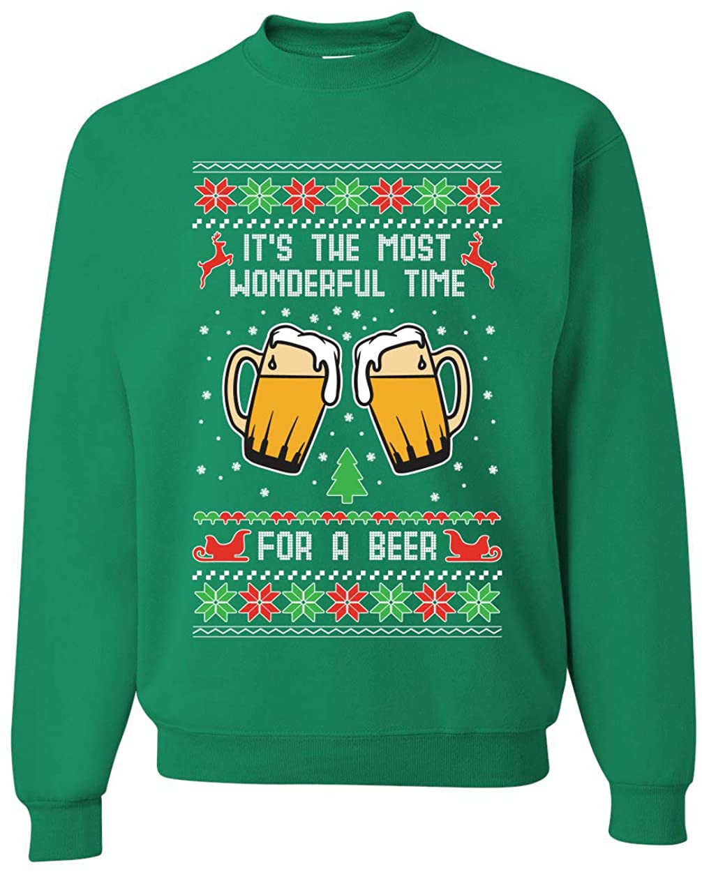 It's The Most Wonderful Time For A Beer Ugly Christmas  T-Shirt