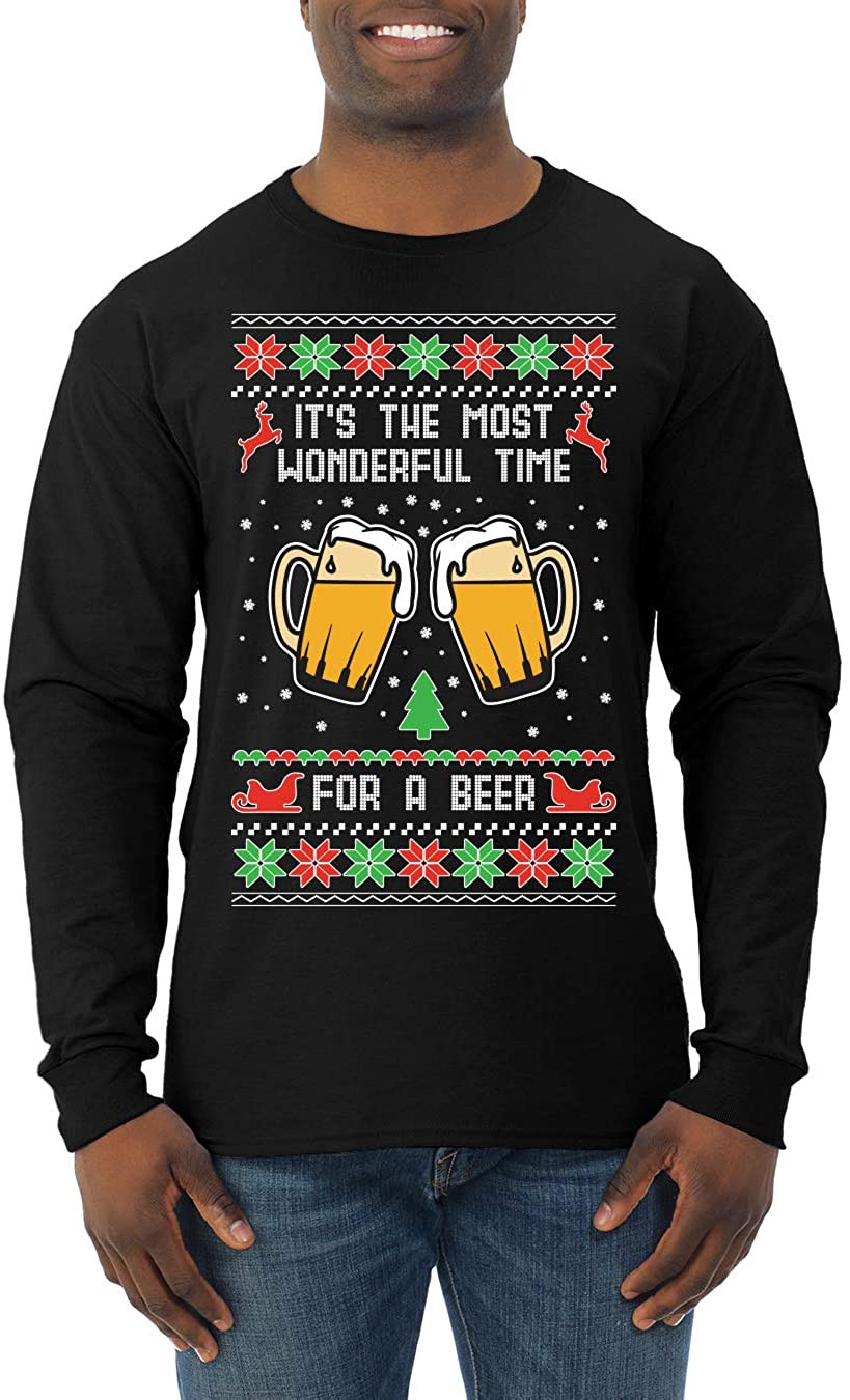 It's The Most Wonderful Time For A Beer Ugly Christmas  T-Shirt