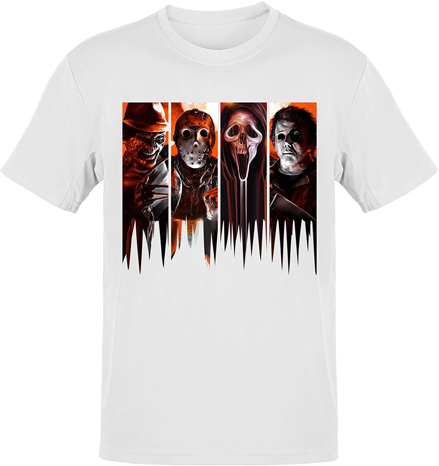Jason Michael Freddy Ghost Face Horror Characters Halloween 2021, Michael Myers Jason Horror, Creepy Halloween For Women T-Shirt