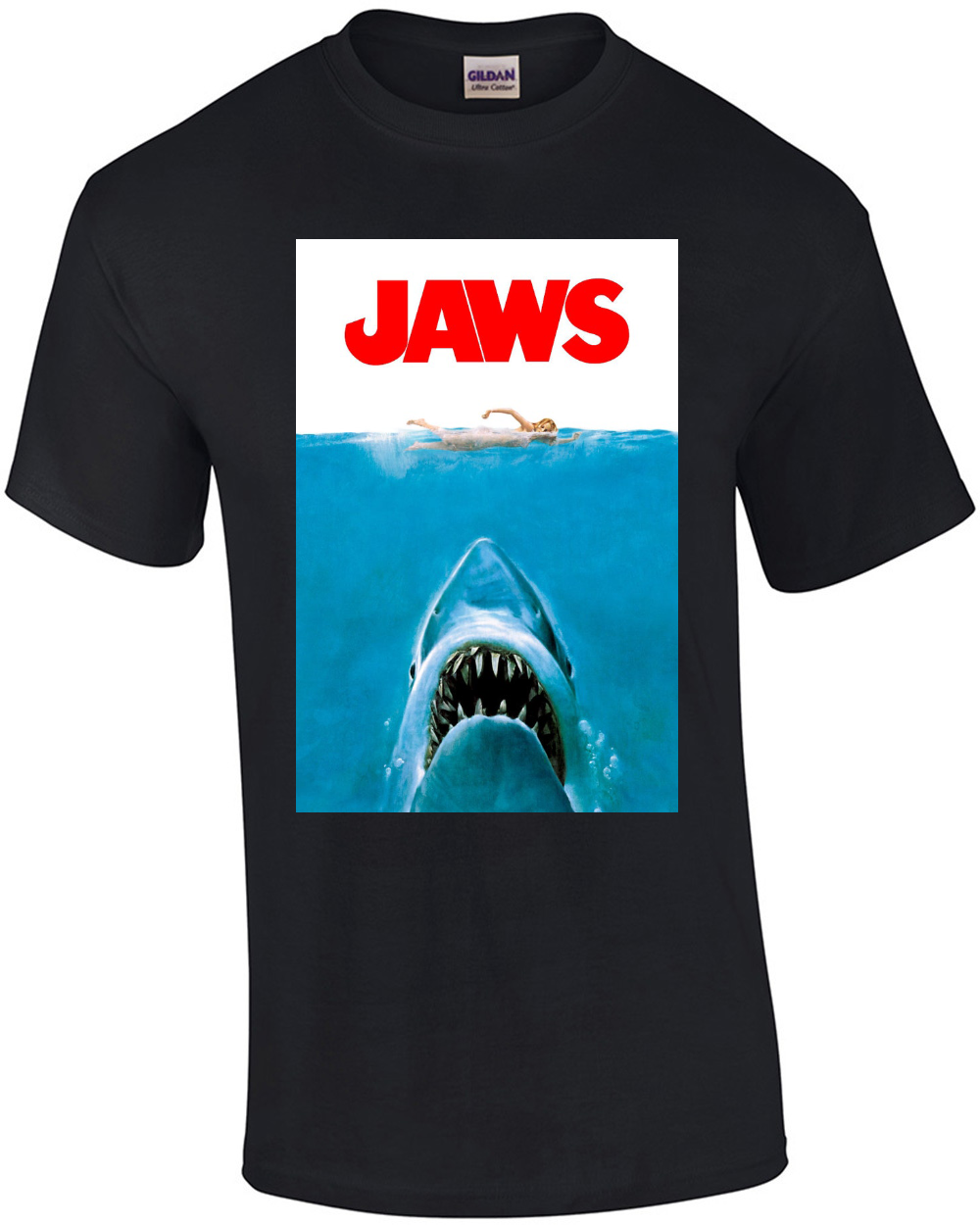 Classic Jaws Movie Poster T-Shirt