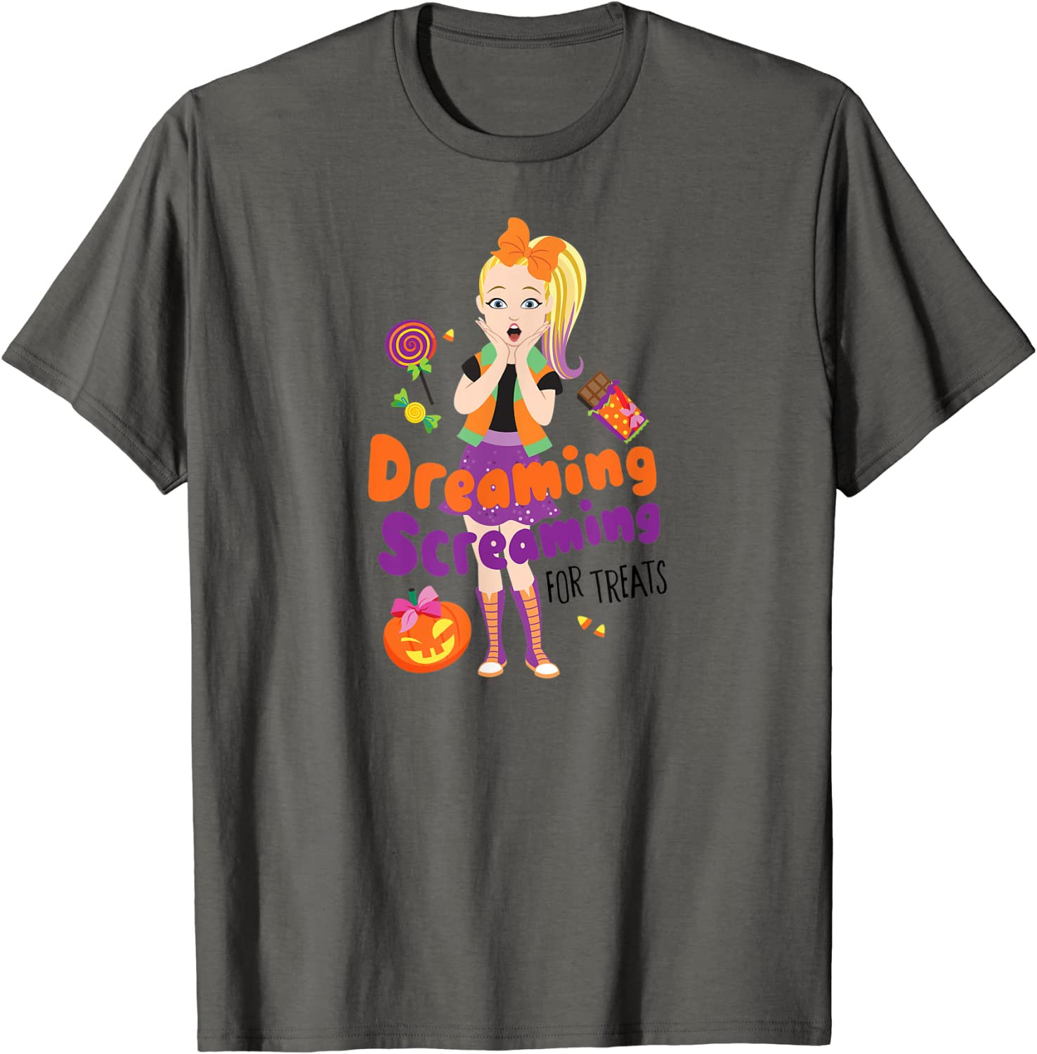 Jojo Siwa Dreaming And Screaming For Treats Halloween T-Shirt