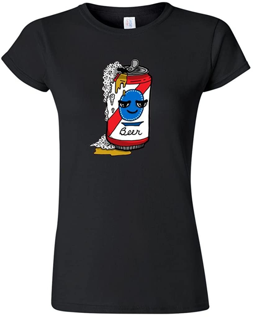 Junior Too Cute To Drink Beer Can DT Novelty T-Shirt