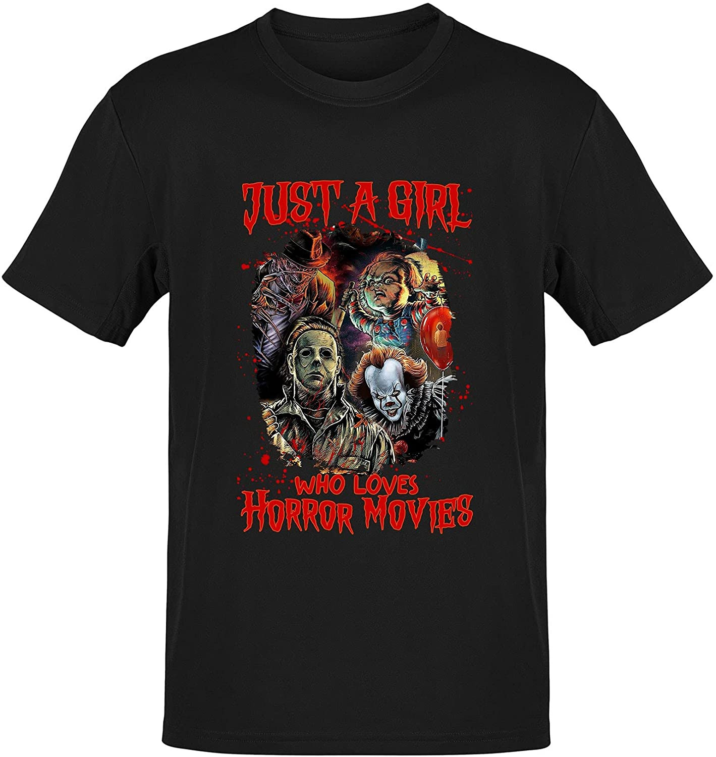 Just A Girl Who Loves Horror Movies Halloween, Penywise T-Shirt