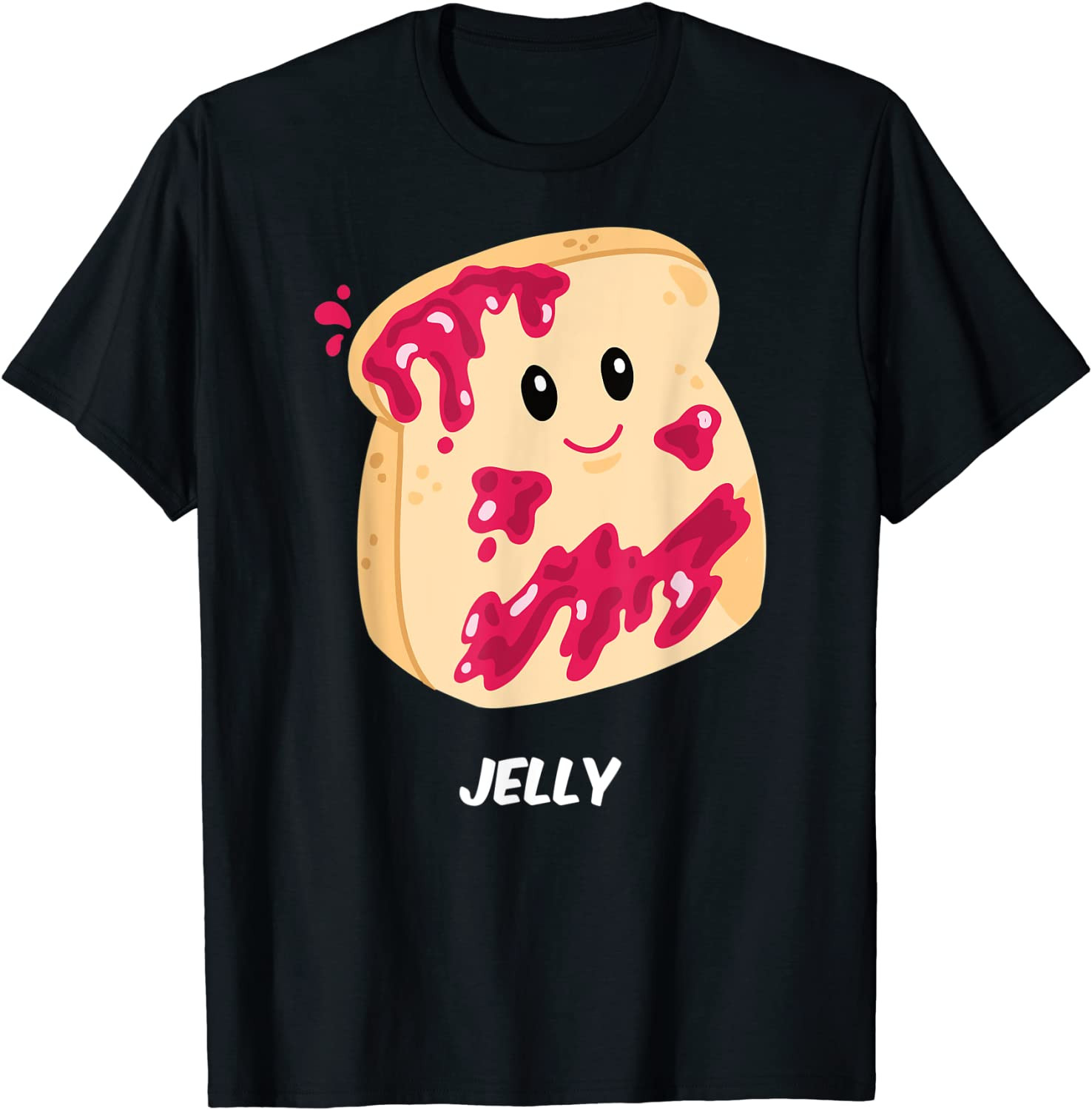 Kawaii PB&J Jelly Halloween Couple Costume Set Peanut Butter T-Shirt