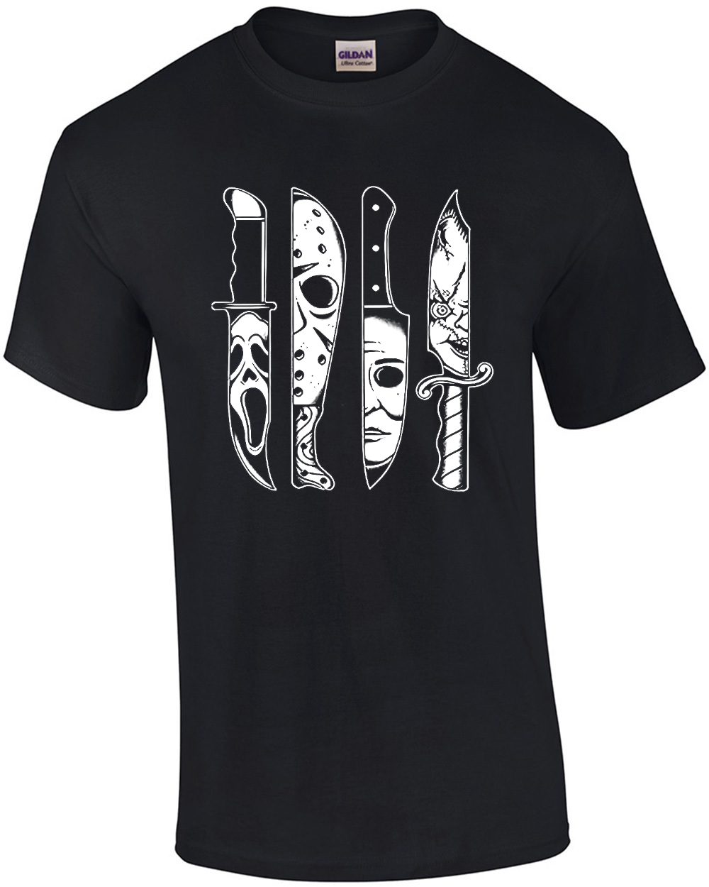 Horror Movie Killers Characters Knives Halloween 2021  T-Shirt