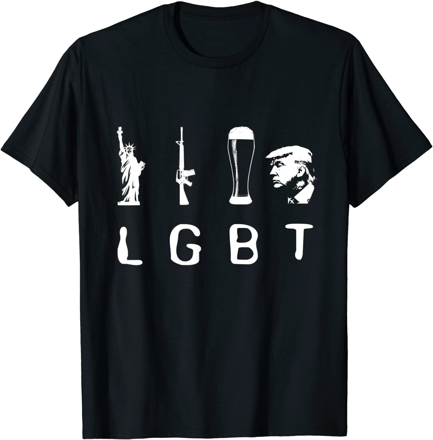 Liberty Guns Beer Trump T-Shirt