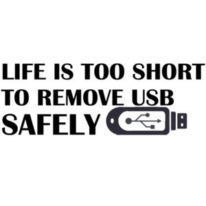 Life is too short to remove USB safely