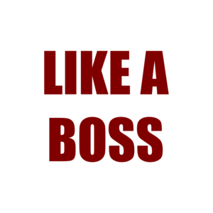 LIKE A BOSS
