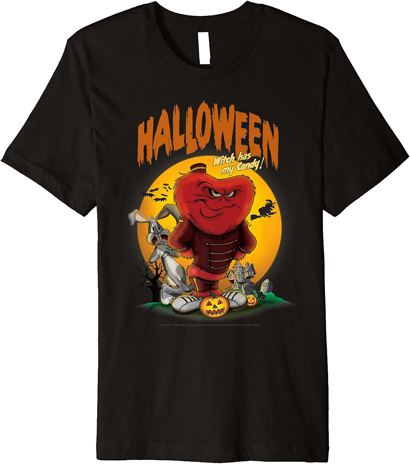 Looney Tunes Halloween Gossamer & Bugs Witch Has My Candy T-Shirt