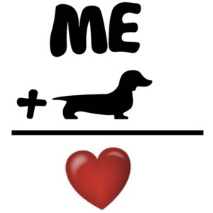 Me + Doxie. Love - Dachshund / Wiener Dog / Wiener / Weenie Dog / Weenie / Doxie