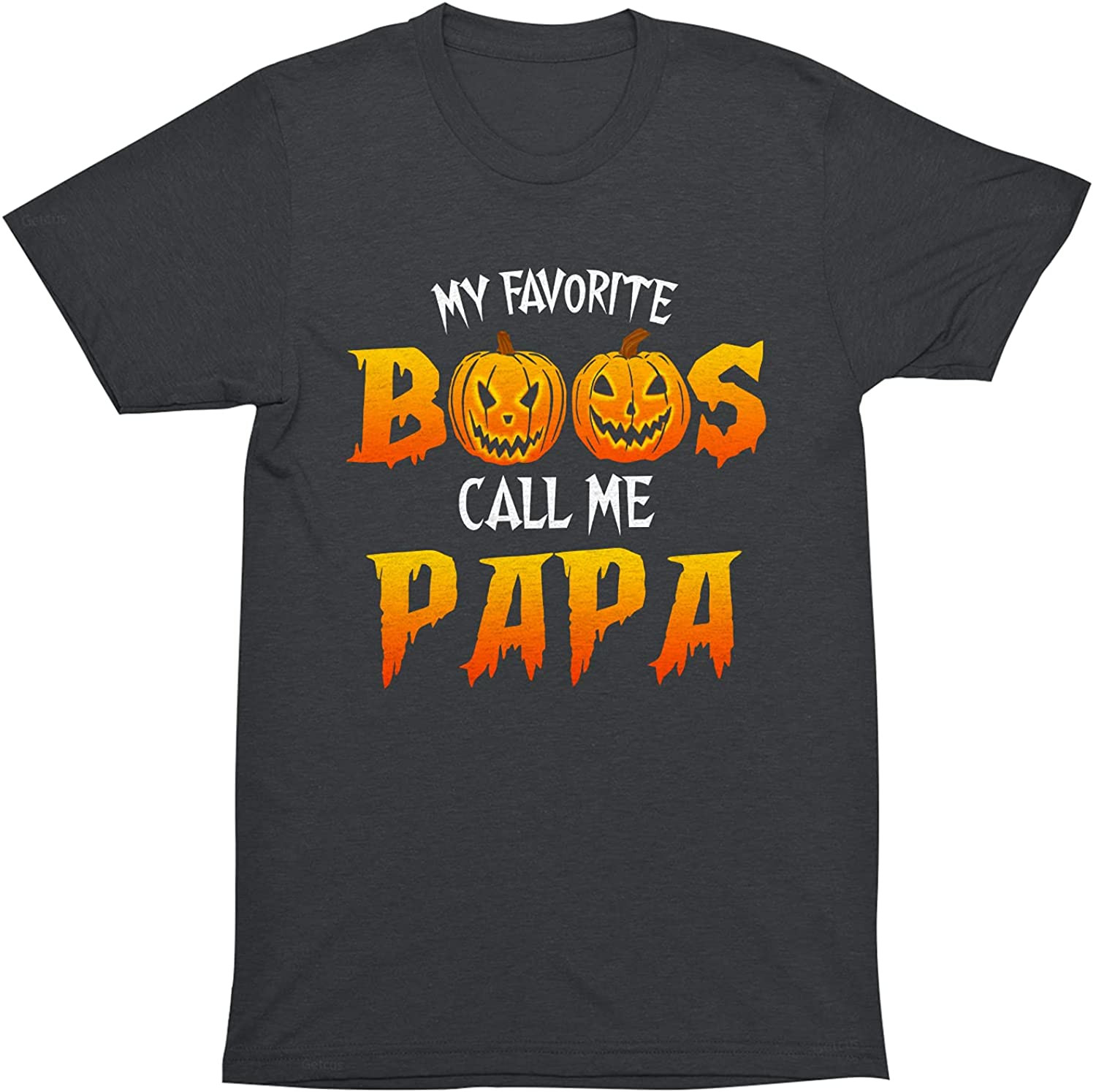 Men Tshirt My Favorite People Call Me Papa Funny Halloween Father T-Shirt