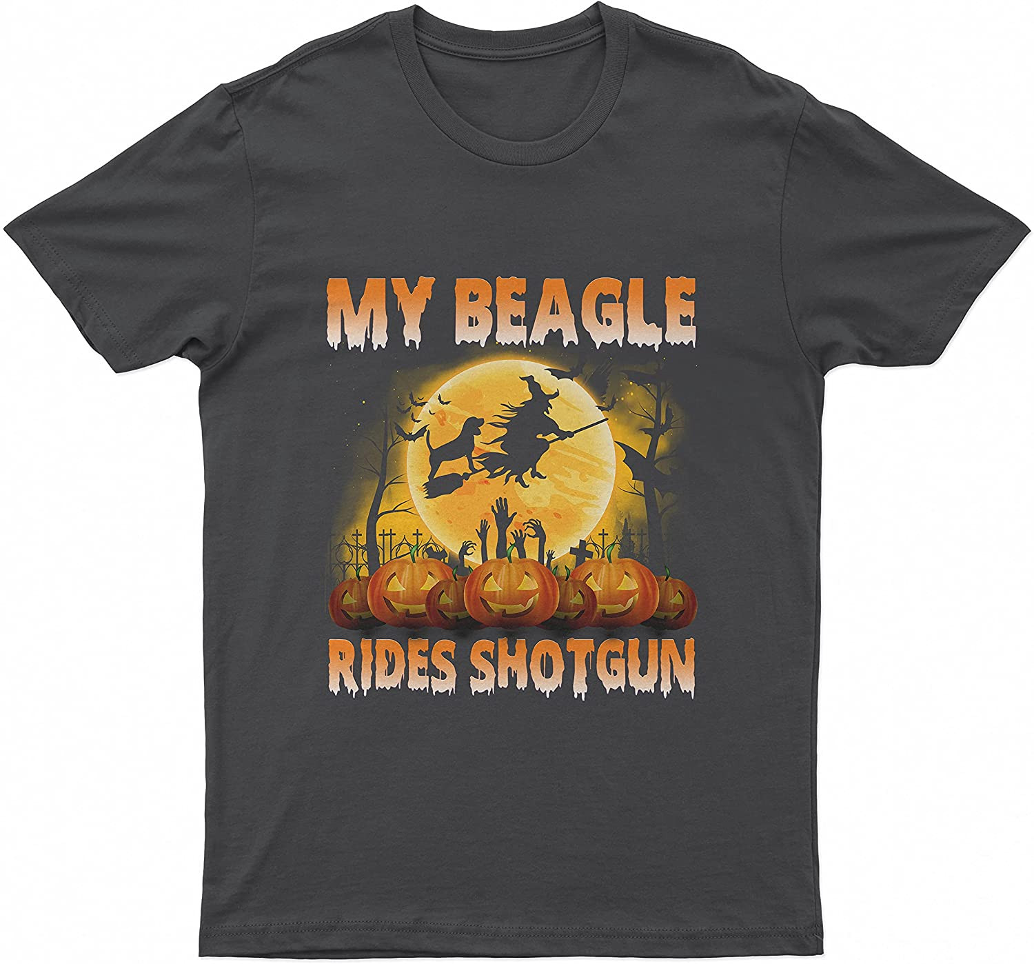 My Beagle Rides Shotgun Halloween Lovely Dog Dog T T-Shirt
