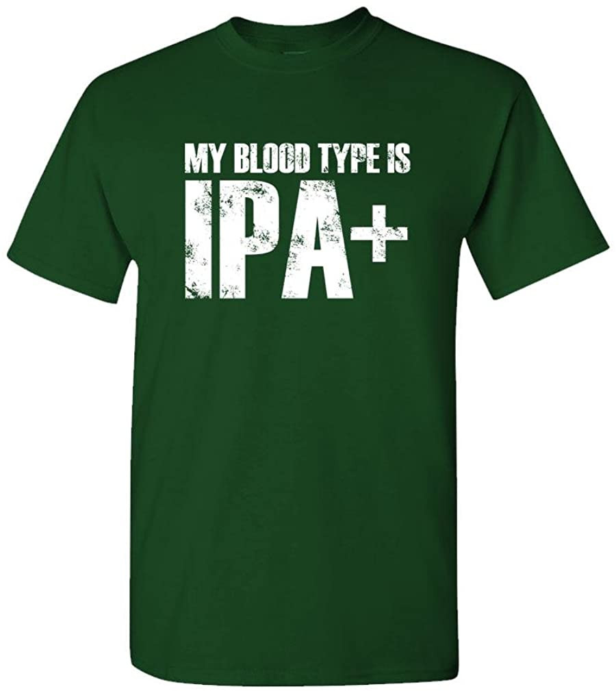 My Blood Type Is IPA - Beer Drinking Meme T-Shirt