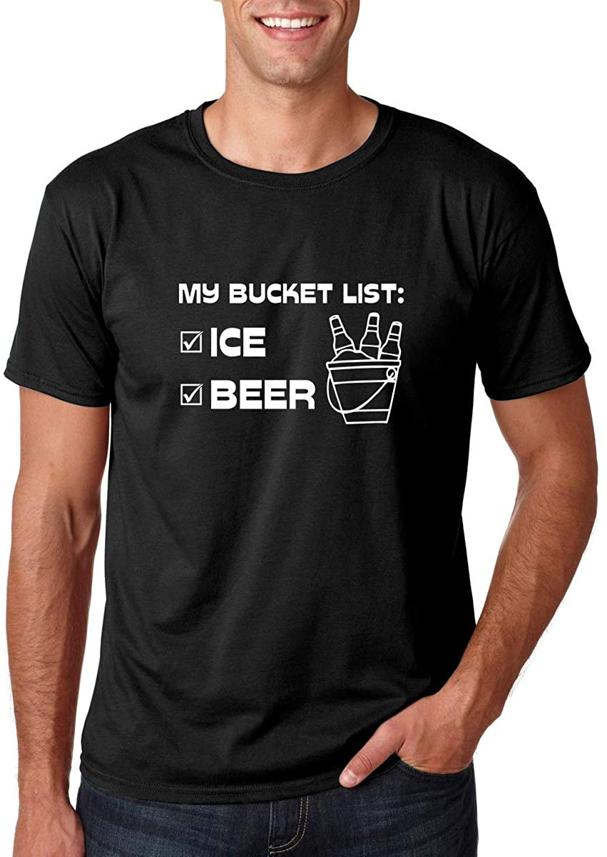My Bucket List: Beer And Ice! - College Drinking Party Humor T-Shirt