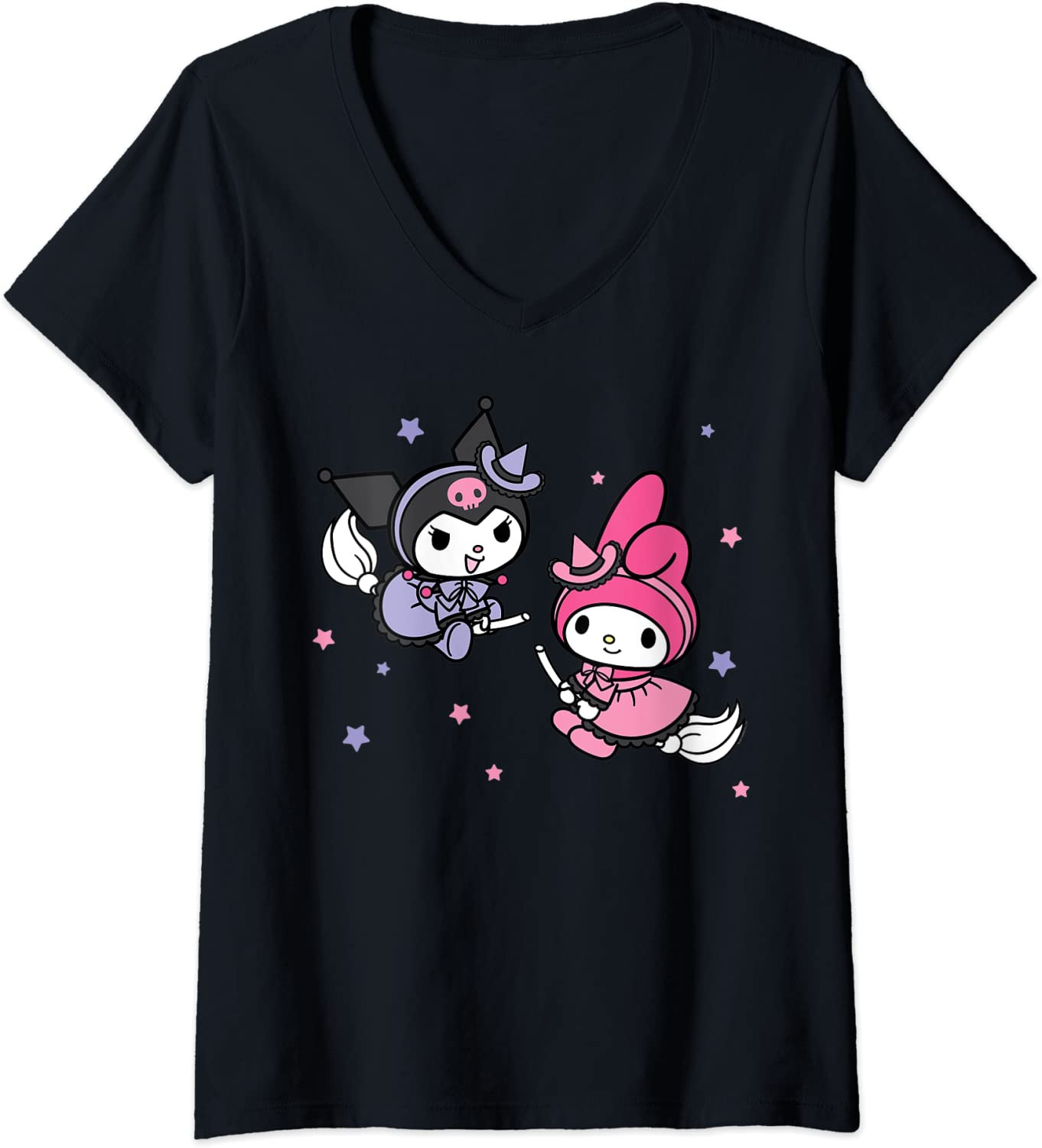 My Melody Kuromi Little Witches Halloween T-Shirt