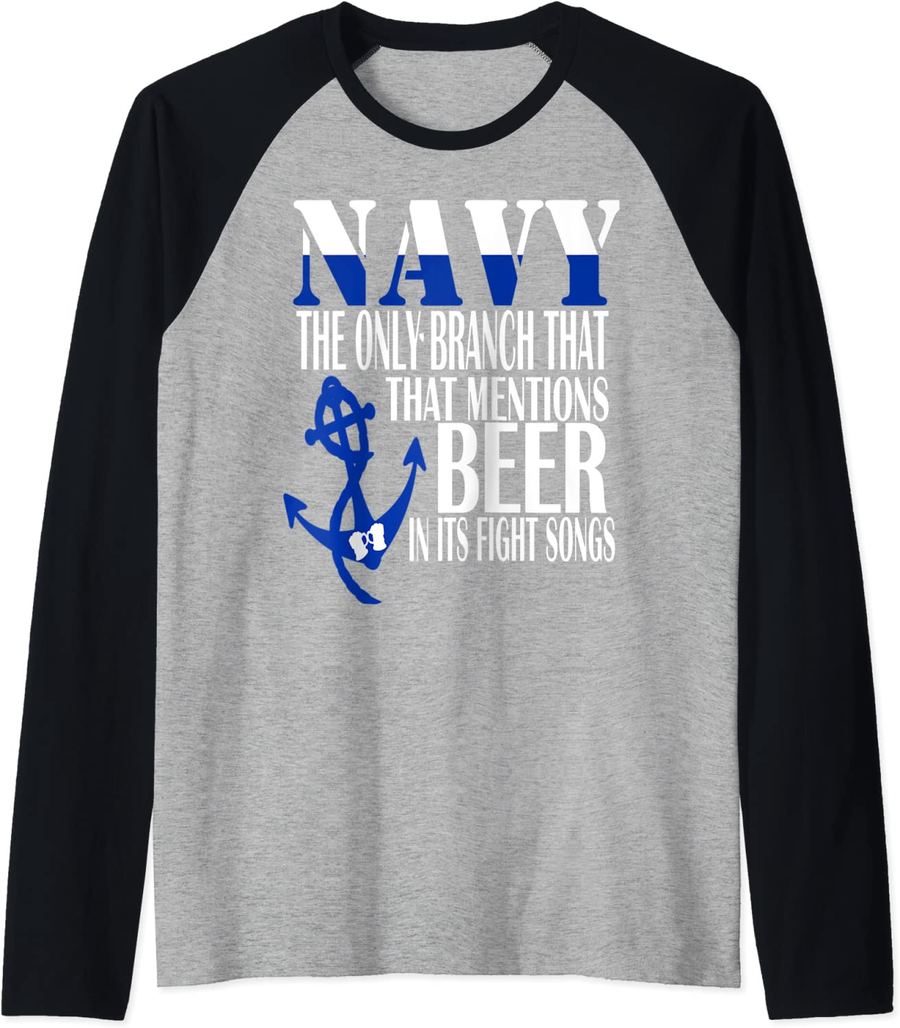 NAVY Beer Anchor T-Shirt