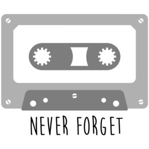 Never Forget - Tape Cassette Tape Deck