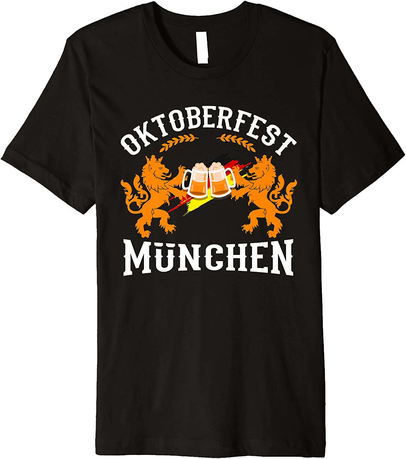 Oktoberfest München Germany German Flag Beer Drinking Gift T-Shirt