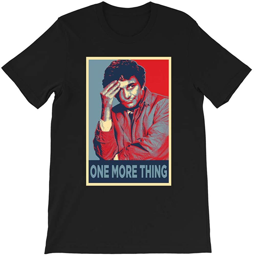 One More Thing Columbo Peter-Falk Vintage Retro Tv Shows Movie Film Gift Mens Womens T-Shirt