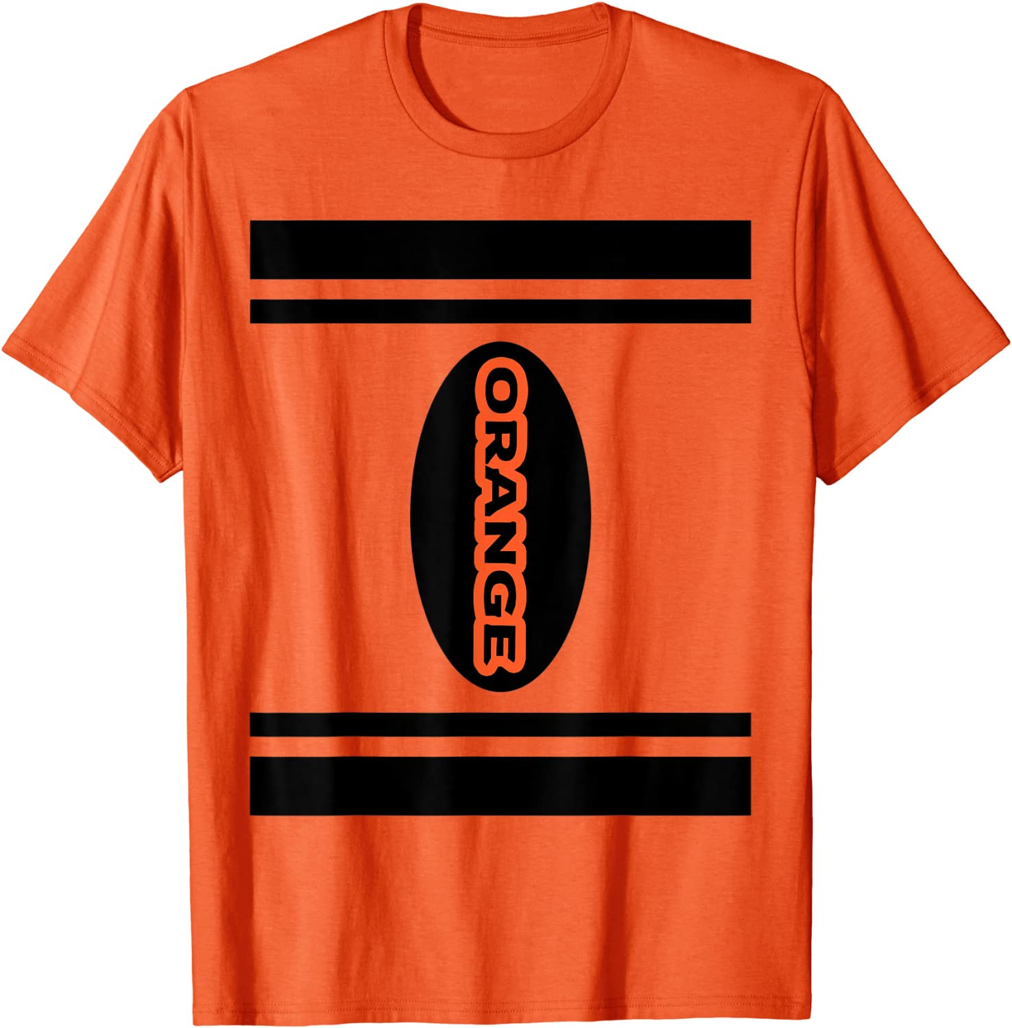 Orange Crayon Halloween Costume T-Shirt