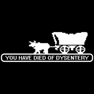 Oregon Trail You Have Died Of Dysentery 