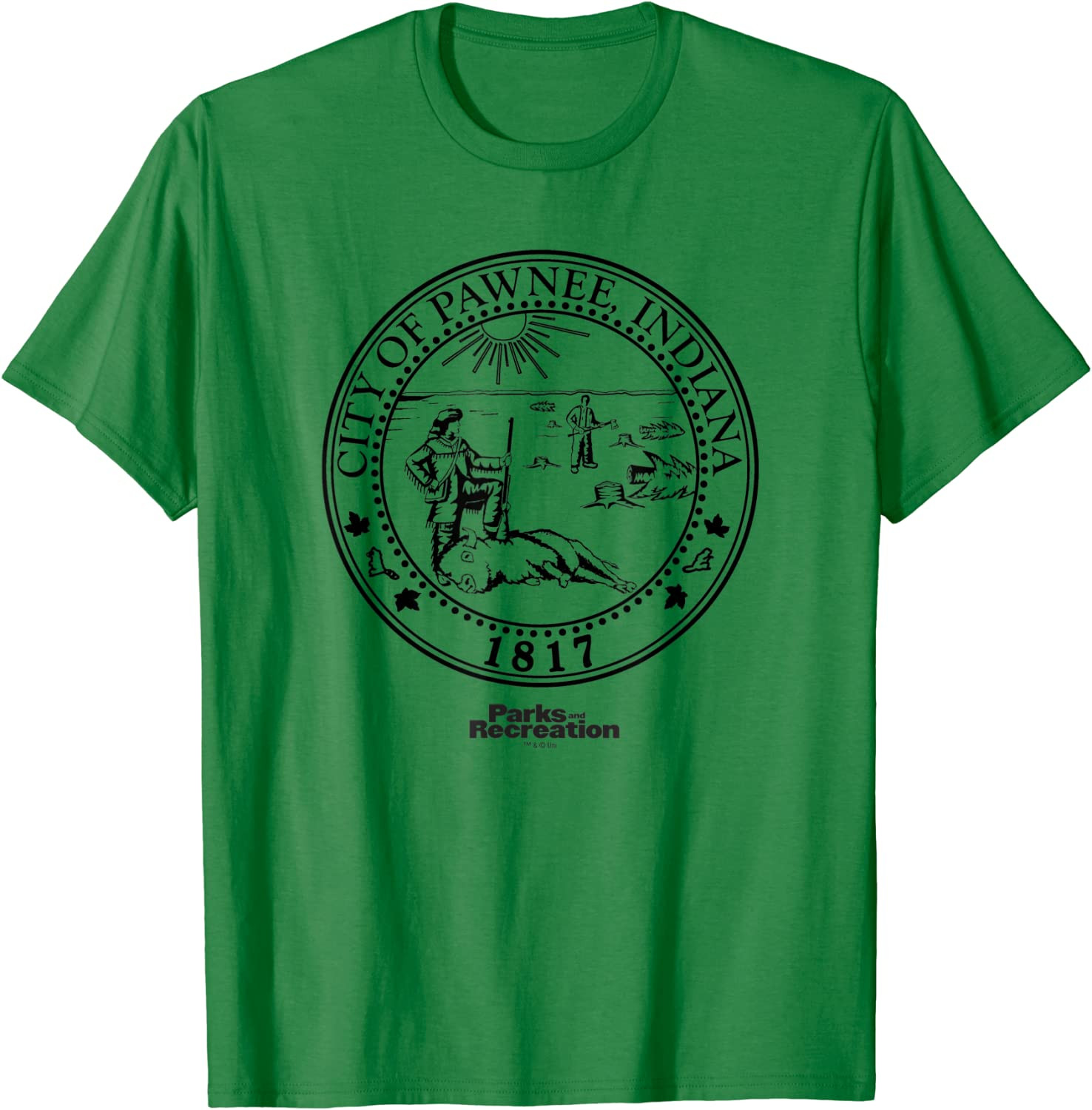 Parks And Rec Pawnee Seal St. Paddy's Day Standard T-Shirt
