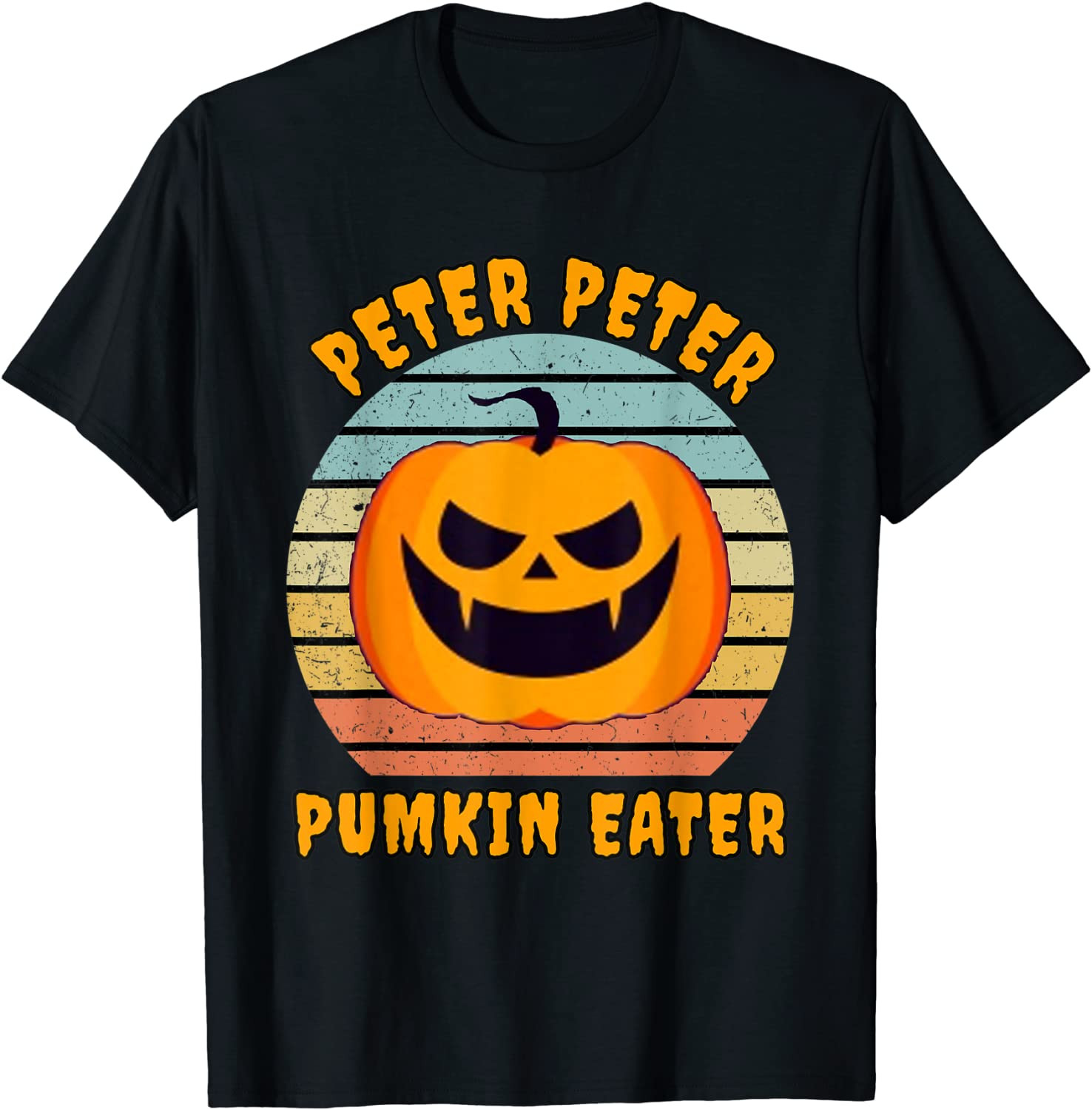 Peter Peter Pumpkin Eater Halloween Costume Couples T-Shirt