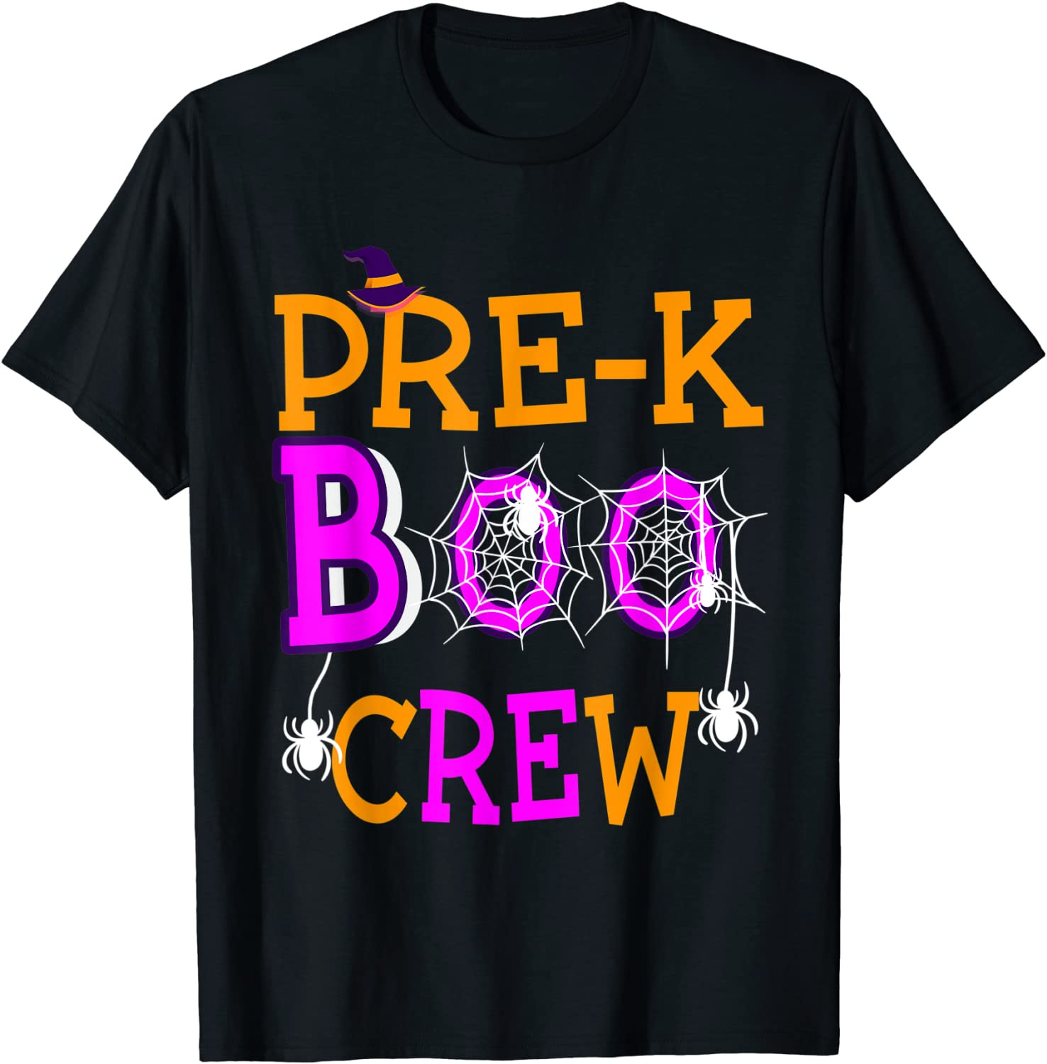Pre-K Boo Crew Halloween Teacher Costume T-Shirt