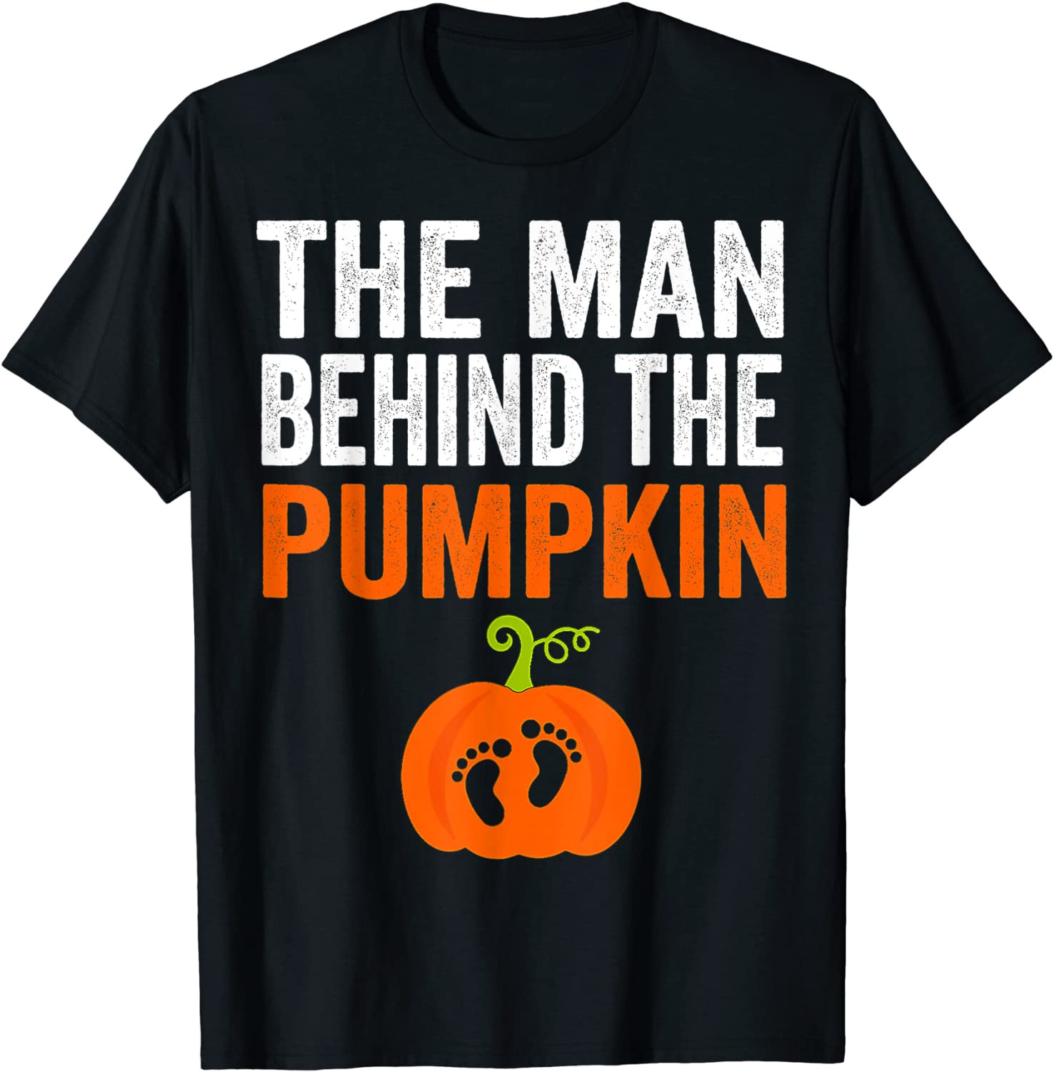 Pregnancy Halloween Costume For Men Expecting Pumpkin T-Shirt