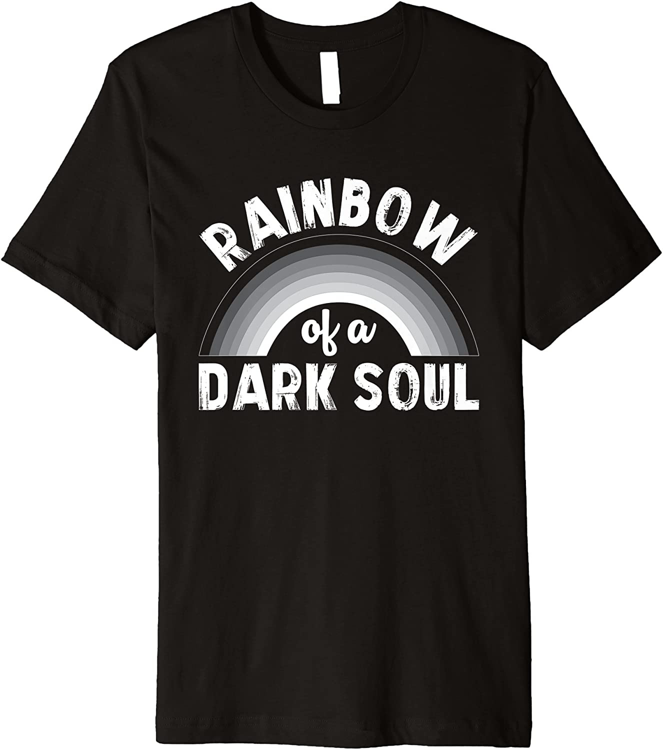 Rainbow Of A Dark Soul Goth Occult Lover Occultist Halloween T-Shirt