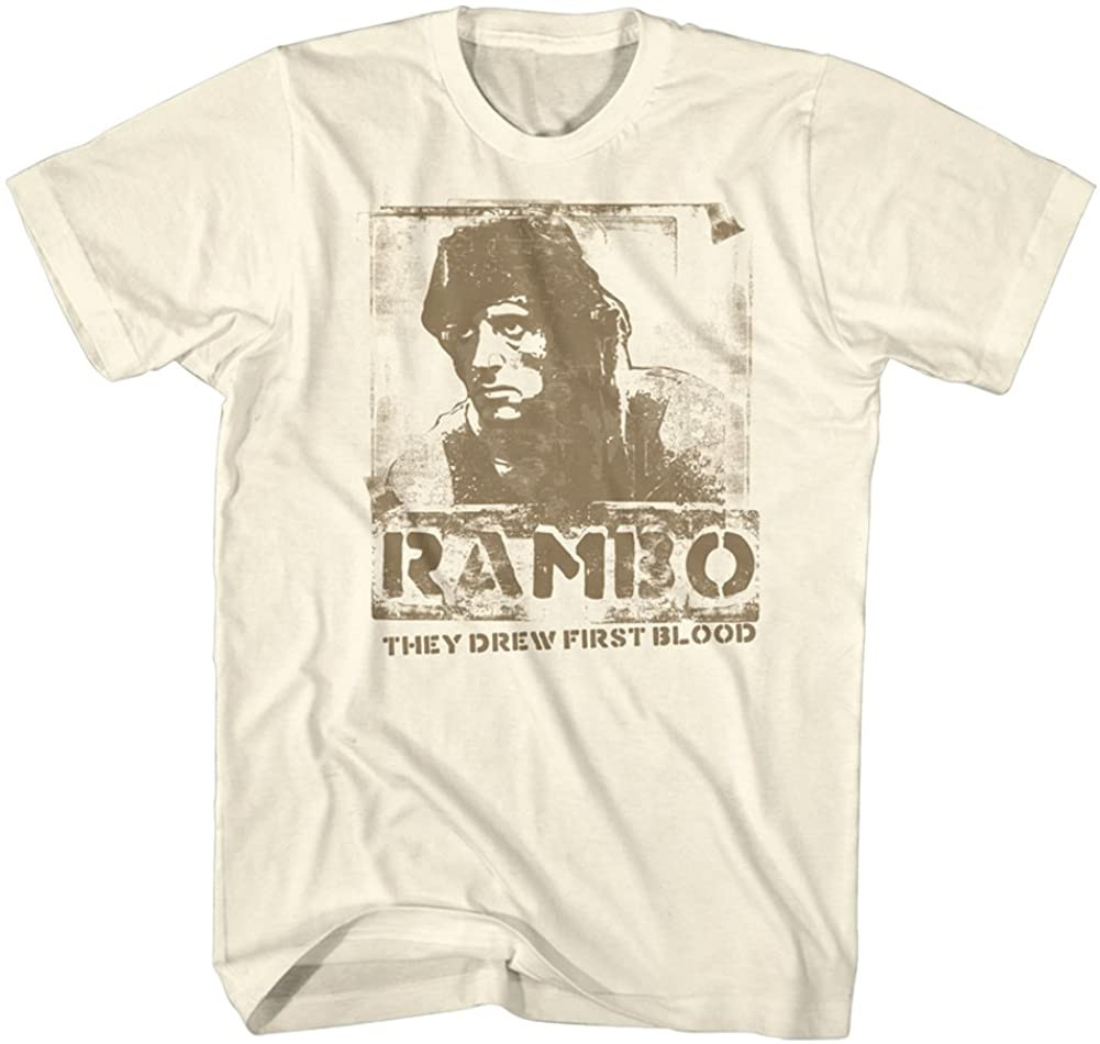 Rambo 1980's Action Thriller War Movie Blame Natural T-Shirt