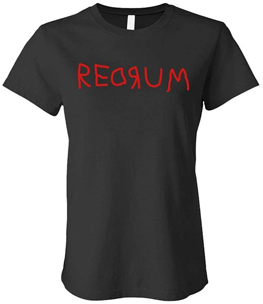 Redrum - 80's Horror Movie Kubrick Murder - Ladies Cotton T-Shirt