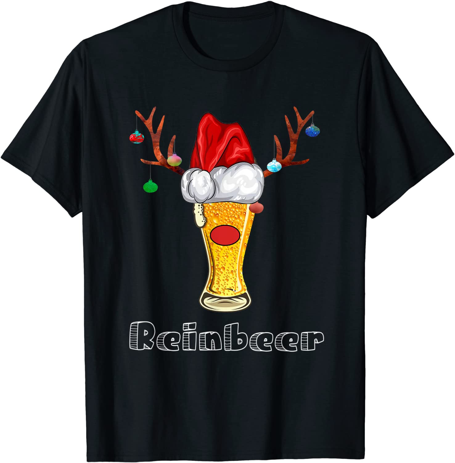 ReinBeer Santa Claus Reindeer Beer T-Shirt