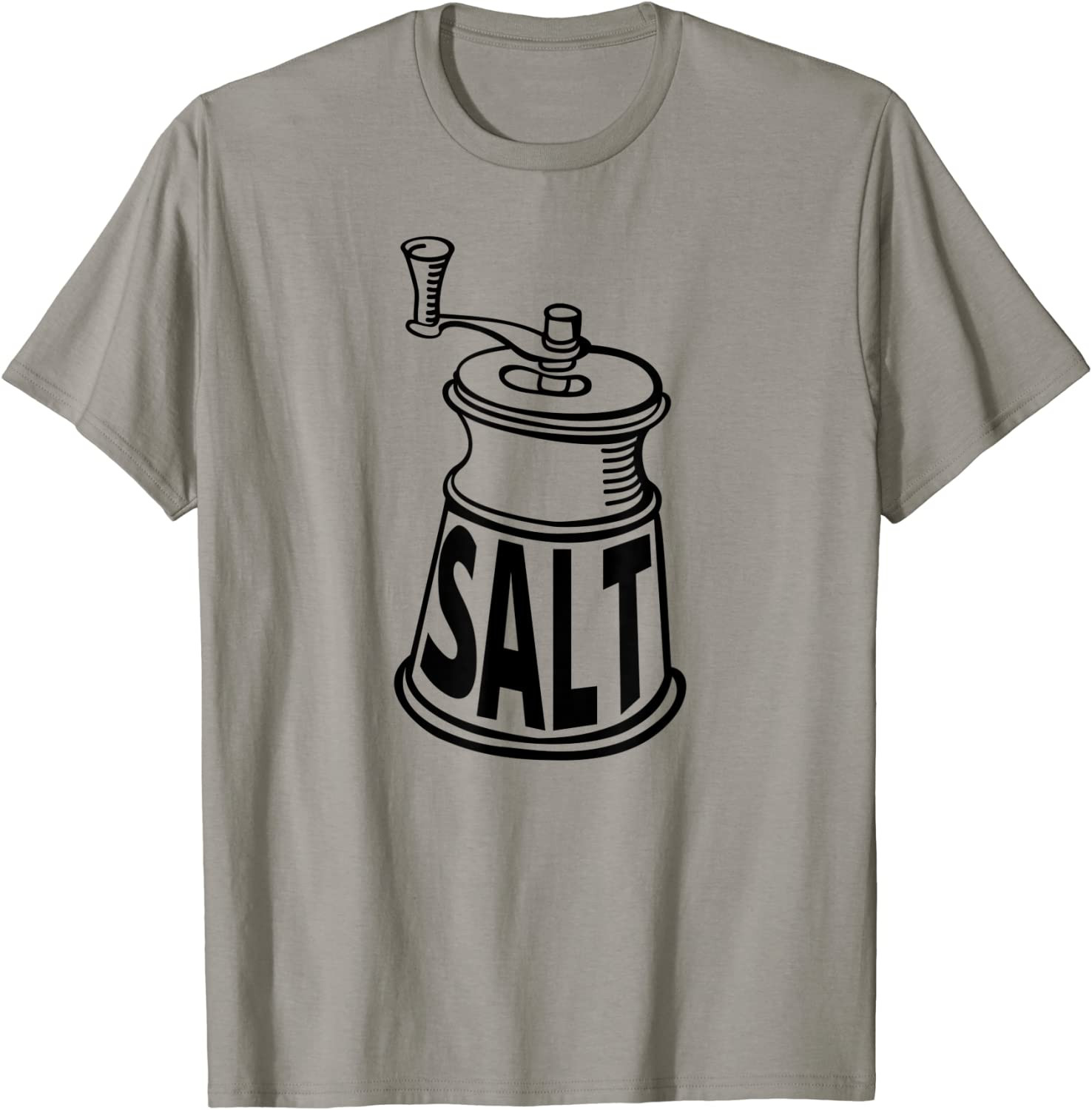 Salt Mill Grinder Costume Salt Or Pepper Simple Halloween T-Shirt
