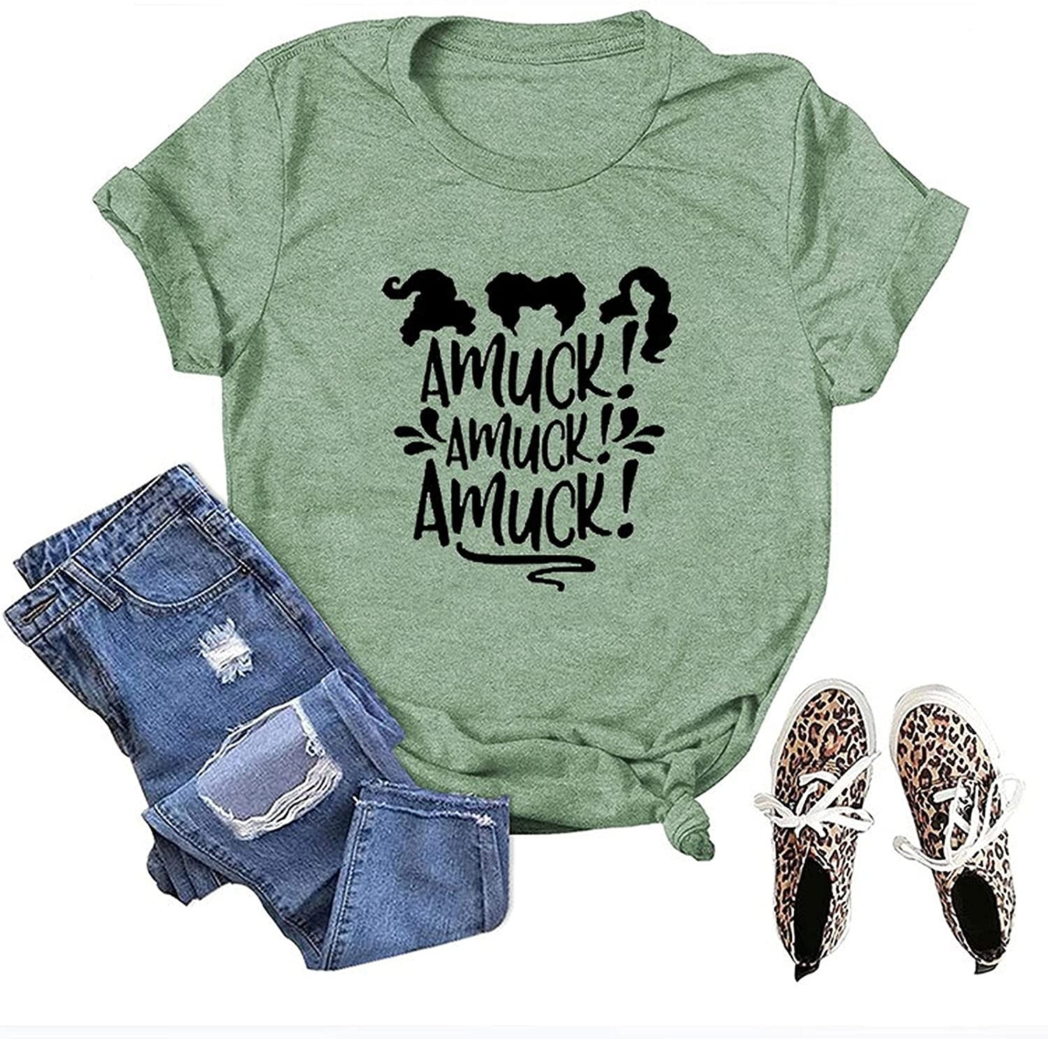 Sanderson Halloween For Women Amuck Amuck Amuck T-Shirt