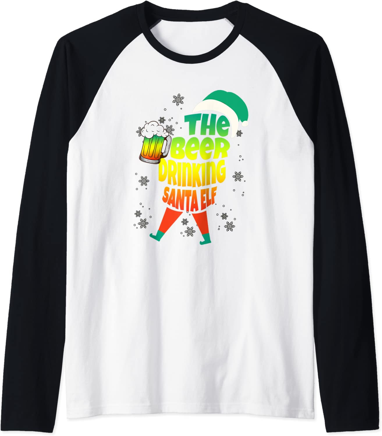 Santa Claus Christmas Party I The Beer Drinking Santa Elf T-Shirt